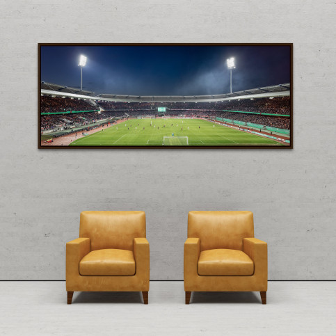 Wandbild: 1. FC Nürnberg Max-Morlock-Stadion - Panorama-Stadionfoto von Kai Senf