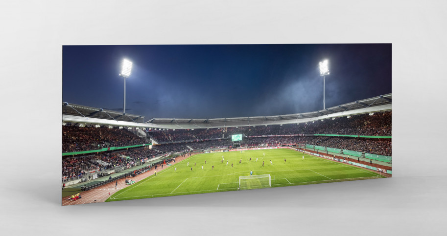 Wandbild: 1. FC Nürnberg Max-Morlock-Stadion - Panorama-Stadionfoto von Kai Senf