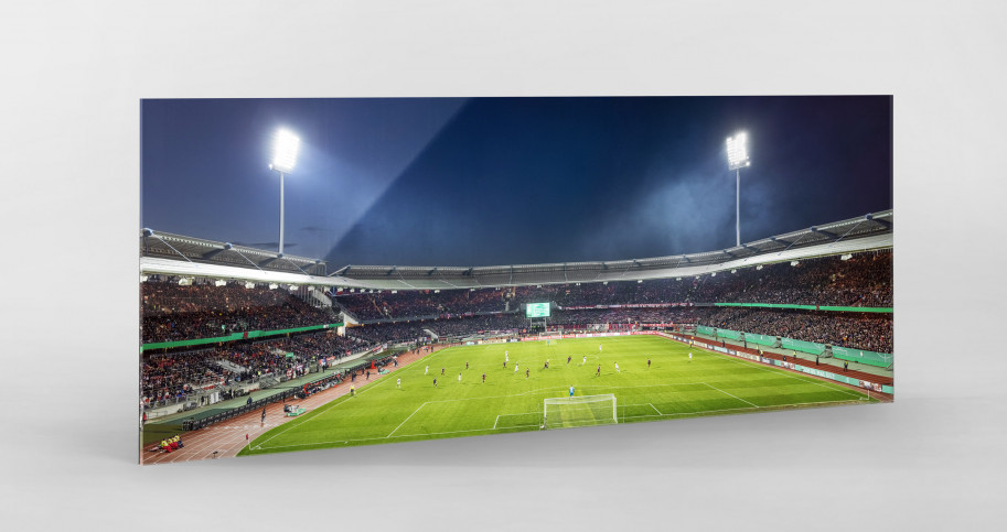 Wandbild: 1. FC Nürnberg Max-Morlock-Stadion - Panorama-Stadionfoto von Kai Senf