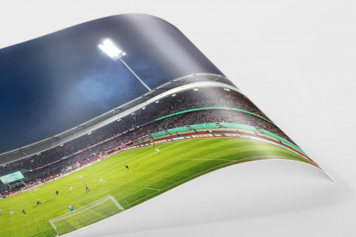 Wandbild: 1. FC Nürnberg Max-Morlock-Stadion - Panorama-Stadionfoto von Kai Senf
