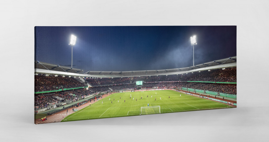 Wandbild: 1. FC Nürnberg Max-Morlock-Stadion - Panorama-Stadionfoto von Kai Senf