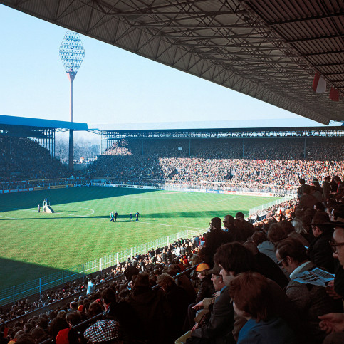 Westfalenstadion 1976 - Fußball Foto Wandbild - 11FREUNDE SHOP