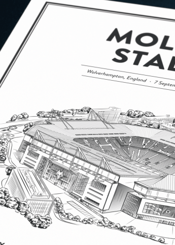 Stadium Posters by Fans Will Know: Wolverhampton