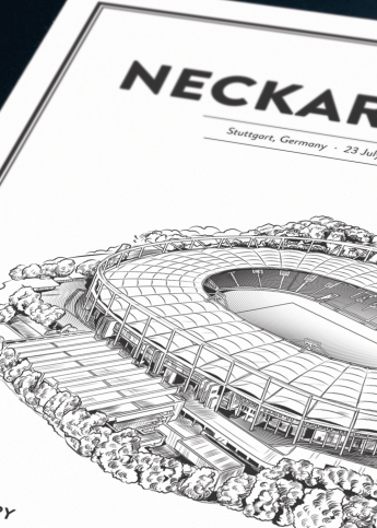Stadium Posters by Fans Will Know: Stuttgart