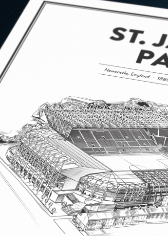 Stadium Posters by Fans Will Know: Newcastle