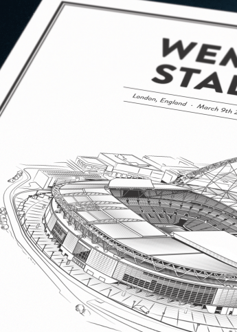 Stadium Posters by Fans Will Know: London (Wembley)