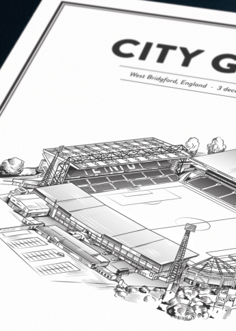 Stadium Posters by Fans Will Know: Nottingham
