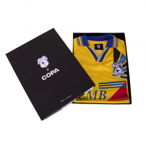 Cardiff City FC 1997 - 98 Away Retro Football Shirt