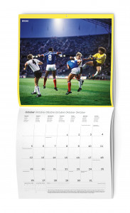 Fußball Flutlichtkalender von 11FREUNDE 30 x 30 cm Farbfotografien & großes Kalendarium