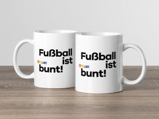 Design-Tasse - 11FREUNDE: Fußball ist bunt