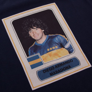 Maradona x COPA Boca Football Sticker T-Shirt