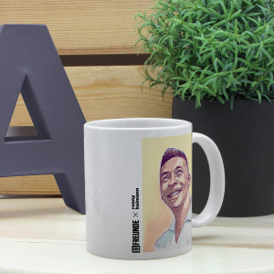 Design-Tasse - 11FREUNDE x Ronny Heimann: Pele