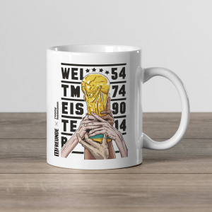 Design-Tasse - 11FREUNDE x Ronny Heimann: WM-Titel