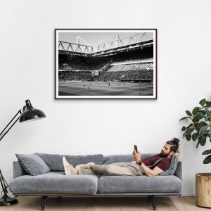 Spielfeld und Tribünen - Fußball Foto Wandbild - 11FREUNDE SHOP BVB