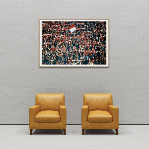 Bayern Fans 1982 - Fußball Foto Wandbild - 11FREUNDE SHOP