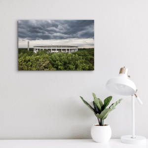 Blick auf die Frankfurter Arena - Fußball Wandbild - 11FREUNDE SHOP