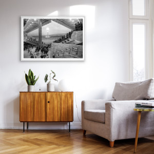 Blick ins Westfalenstadion 1970er Jahre - Wandbild