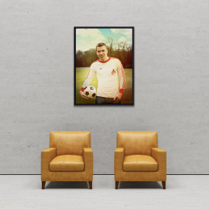 Lukas Podolski im Kölner Retrotrikot - 11FREUNDE BILDERWELT