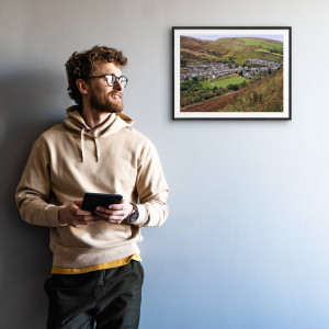 Blick auf den Blandy Park in Südwales - Wandbild Die ganze Welt ist ein Spielfeld