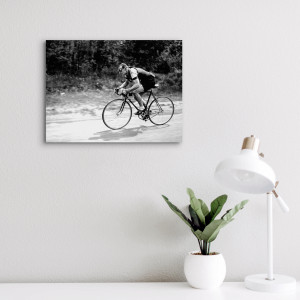 Mit Brille bei der Tour 1937 - Sport Fotografien als Wandbilder - Radsport Foto - NoSports Magazin 