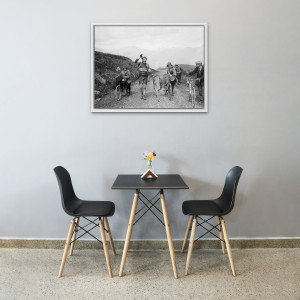 Trinkpause bei der Tour 1927 - Sport Fotografien als Wandbilder - Radsport Foto - NoSports Magazin 