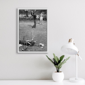 Abschlagtraining - Sport Fotografie als Wandbild - Golf Foto - NoSports Magazin 
