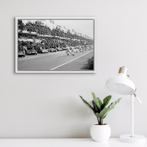 Start in Le Mans 1964 - Motorsport Foto als Wandbild