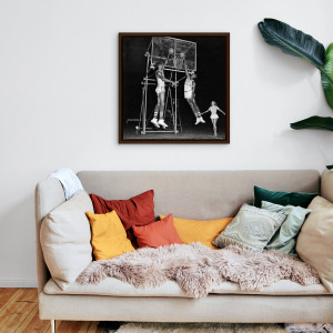 Training der Basketballkünstler - Sport Fotografie als Wandbild - Basketball Foto - NoSports Magazin - 11FREUNDE SHOP