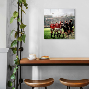 Rugby 1971 - Sport Fotografie als Wandbild - Rugby Foto - NoSports Magazin 