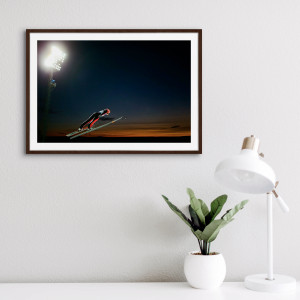 Skisprung in den Himmel von Lillehammer - Sport Fotografien als Wandbilder - Wintersport Foto - NoSports Magazin 