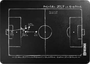 Magnettafel: Podolski 2017 - 11FREUNDE SHOP
