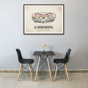 World Of Stadiums: El Monumental - Poster bestellen - 11FREUNDE SHOP
