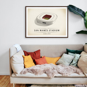 World Of Stadiums: San Mamés Stadium - Poster bestellen - 11FREUNDE SHOP