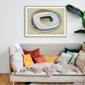 Stadia Art: Allianz Arena - Poster bestellen - 11FREUNDE SHOP