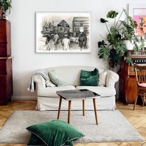 Stadia Art: Craven Cottage (outside) - Poster bestellen - 11FREUNDE SHOP