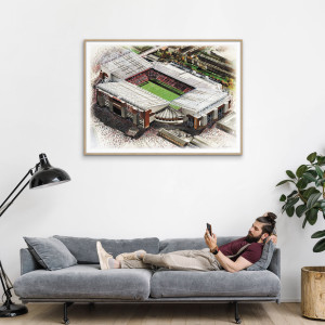 Stadia Art: Old Trafford - Poster bestellen - 11FREUNDE SHOP