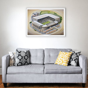 Stadia Art: St. James' Park - Poster bestellen - 11FREUNDE SHOP