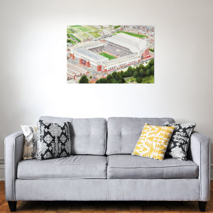 Stadia Art: Anfield (4) - Poster