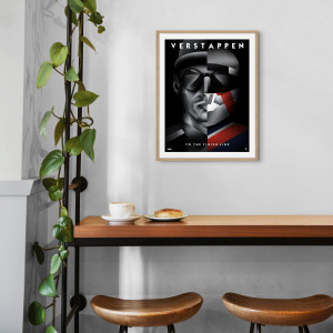Max by Nicholas Chuan - Max Verstappen Collage Poster