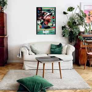 Naomi by Nicholas Chuan - Ōsaka Collage Poster