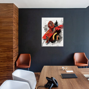 Romelu by Nicholas Chuan - Lukaku Collage Poster