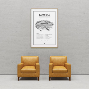 Stadium Posters by Fans Will Know: Leverkusen - Poster