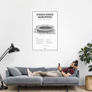 Stadium Posters by Fans Will Know: Neapel - Poster