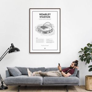 Stadium Posters by Fans Will Know: London (Wembley) - Poster
