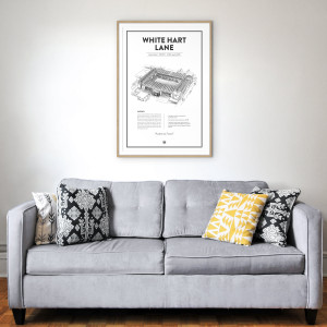 Stadium Posters by Fans Will Know: London (Tottenham) 1 - Poster