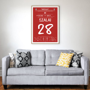 Szalai vs. Wolfsburg - Moments Of Fame - Posterserie 11FREUNDE SHOP