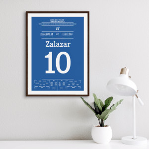 Zalazar vs. St. Pauli - Moments Of Fame - Posterserie 11FREUNDE SHOP