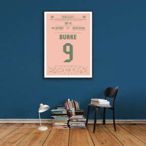Poster: Oliver Burke vs. Dortmund - Siegtreffer für Werder Bremen nach Aufholjagd 