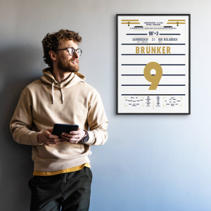 Brünker vs. Gladbach - Poster
