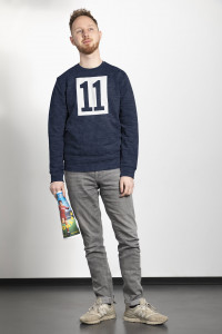 Sweatshirt - 11 Kasten-Logo (Fairwear & Bio-Baumwolle)